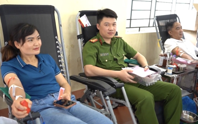 Huyện Mường Khương sôi nổi ngày hội hiến máu