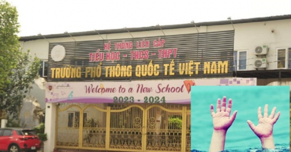 Công an điều tra nguyên nhân vụ việc nam sinh lớp 9 tử vong tại bể bơi Trường phổ thông Quốc tế Việt Nam