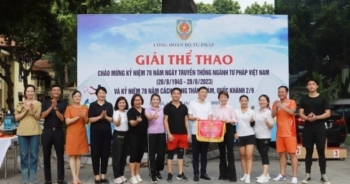Liên tiếp giành thắng lợi, Báo Pháp luật Việt Nam đọat giải Á quân môn kéo co