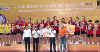 Đội tuyển bóng chuyền nữ Việt Nam 1 vô địch VTV Cup Ferroli 2023