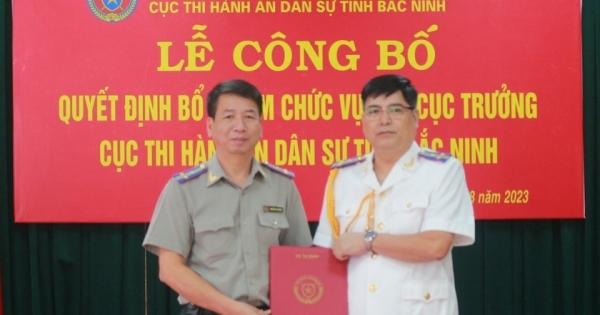 Ông Vũ Hồng Thắng làm Phó Cục trưởng Cục THADS tỉnh Bắc Ninh