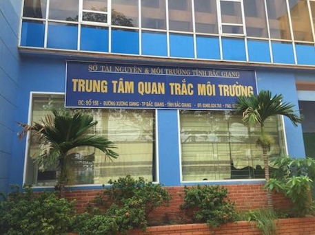 Trung t&acirc;m quan trắc m&ocirc;i trường Bắc Giang.
