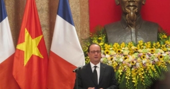 Tổng thống Pháp Hollande phát biểu trước sinh viên Việt Nam