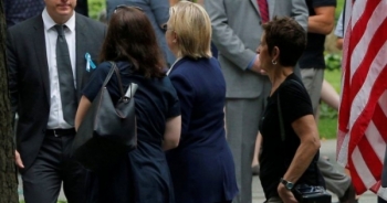 Bà Hillary Clinton bị viêm phổi, ngã quỵ trong lễ tưởng niệm 11/9
