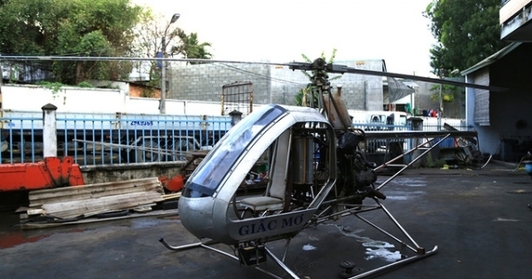 Không quân làm việc với kỹ sư "hai lúa" chế tạo trực thăng