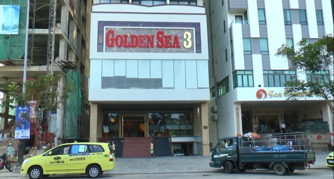 Kh&aacute;ch sạn Golden sea 3 nơi xảy ra vụ trộm hi hữu.
