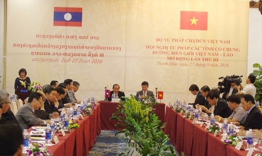Khai mạc Hội nghị Tư pháp Việt Nam - Lào mở rộng lần thứ 3