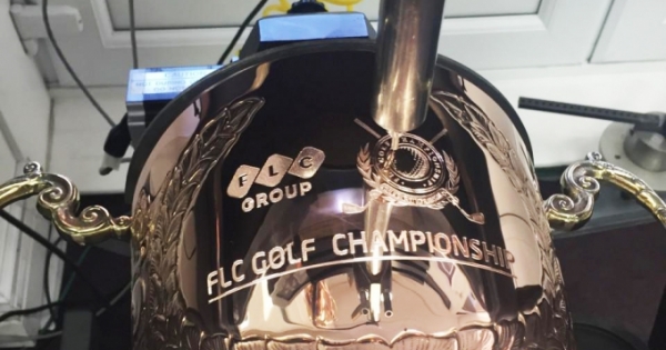 Hé lộ hình ảnh chiếc cúp 5.500 USD của giải FLC Golf Championship 2016