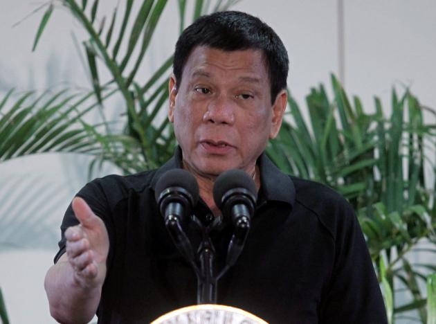 Tổng thống Philippines Duterte. (Ảnh: Reuters)