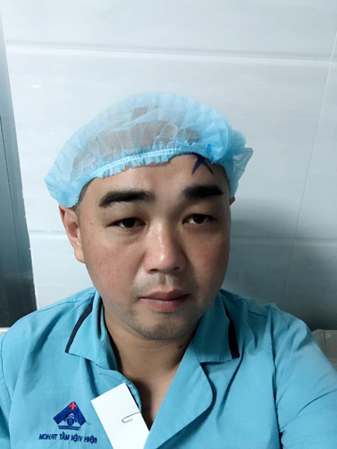 L&acirc;m Quang Kh&ocirc;i nằm viện.