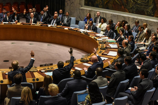Cuộc họp của Hội đồng Bảo an Li&ecirc;n Hợp Quốc về Triều Ti&ecirc;n ng&agrave;y 11/9 (Ảnh: Reuters)