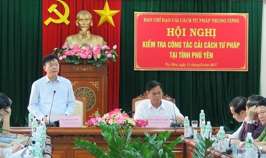 Bộ trưởng Lê Thành Long ghi nhận thành quả cải cách tư pháp tại Phú Yên