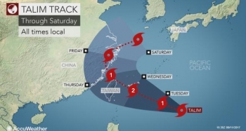 Trung Quốc sơ tán nửa triệu người vì siêu bão