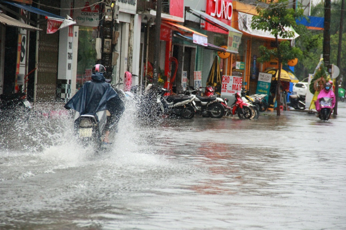 Tỉnh Thừa Thi&ecirc;n Huế trong một lần bị mưa lơn. (Ảnh: Hải Long)