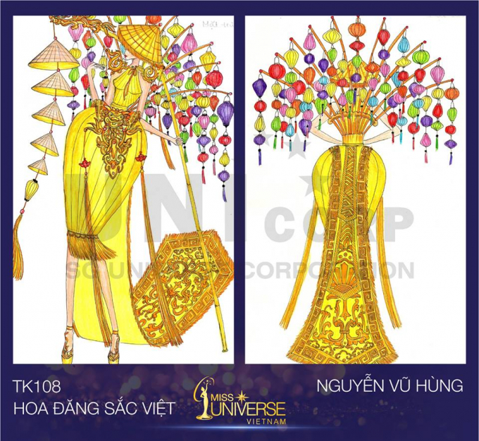 B&aacute;nh m&igrave;, Trưng Nữ Vương... lọt top 15 &ldquo;Thiết kế trang phục d&acirc;n tộc cho đại diện Việt Nam tại Miss Universe&rdquo;