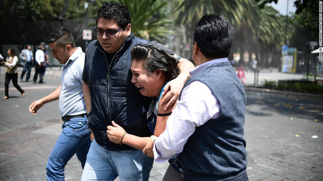 Lại động đất lớn ở Mexico, hơn 139 người thiệt mạng