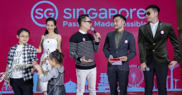 Gia đình Hoàng Bách chính thức trở thành Đại sứ du lịch Singapore tại Việt Nam