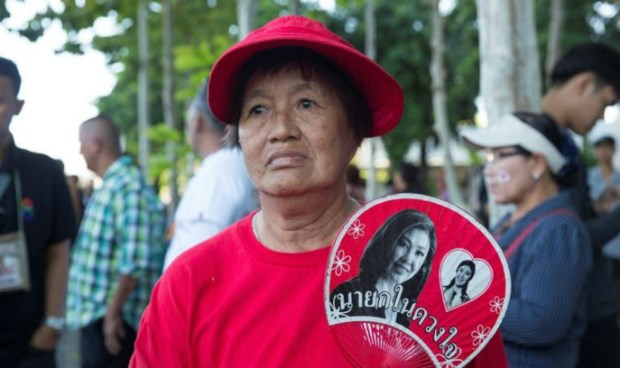Người d&acirc;n ủng hộ b&agrave;&nbsp;Yingluck.