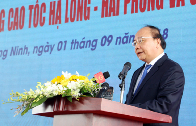Thủ tướng Nguyễn Xu&acirc;n Ph&uacute;c ph&aacute;t biểu tại buổi Lễ.