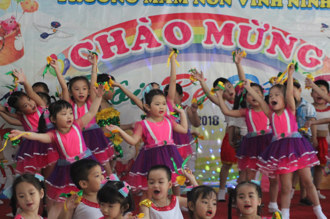 Huế: Trường Mầm Non Vĩnh Ninh tưng bừng khai giảng năm học mới