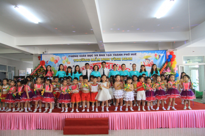 Huế: Trường Mầm Non Vĩnh Ninh tưng bừng khai giảng năm học mới