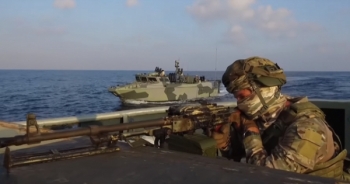 Video: Quân đội Nga tập trận rầm rộ trên biển Địa Trung Hải gần Syria