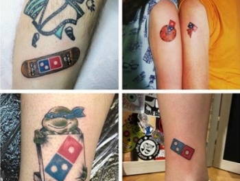 Người dân đổ xô đi xăm logo hãng để được ăn pizza miễn phí trọn đời