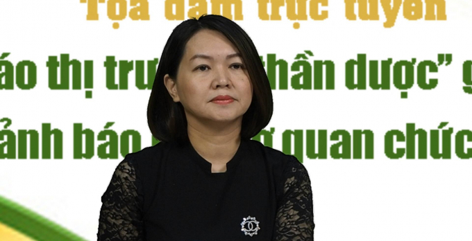 B&agrave; Trần Việt Nga - Ph&oacute; Cục trưởng Cục An to&agrave;n thực phẩm, Bộ Y tế.