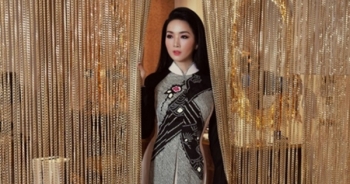 Hoa hậu đền Hùng Giáng My biến ảo với bộ sưu tập mới của Võ Việt Chung