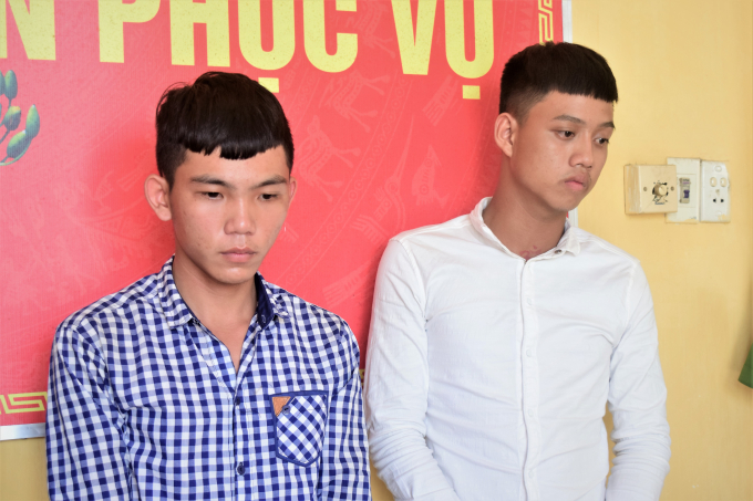 Hai đối tượng chuy&ecirc;n trộm cắp t&agrave;i sản V&otilde; Quang Quyền v&agrave; Nguyễn Minh Tuệ.