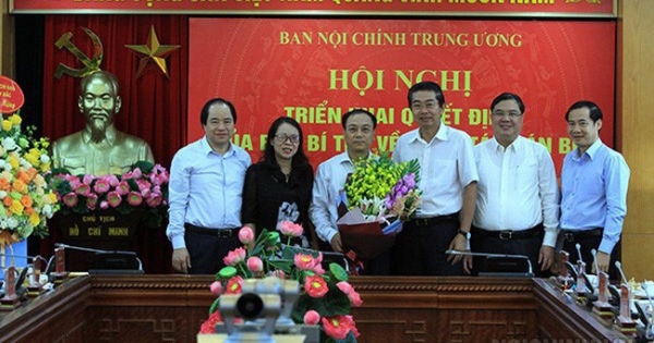 Ông Lê Văn Lân nhận nhiệm vụ Phó trưởng Ban Nội chính Trung ương