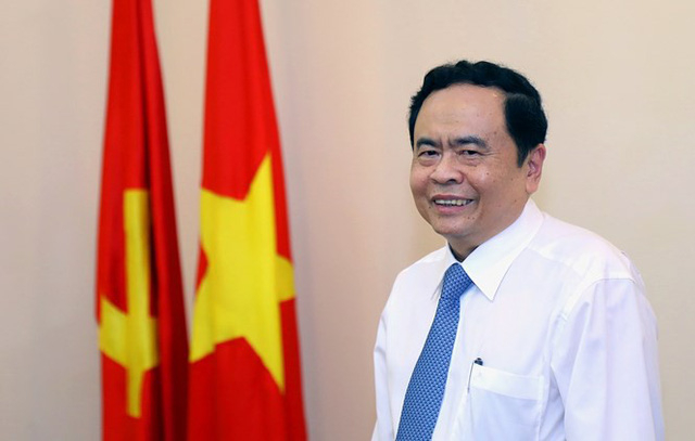 Đồng ch&iacute; Trần Thanh Mẫn - B&iacute; thư Trung ương Đảng, Chủ tịch Ủy ban Trung ương MTTQ Việt Nam.