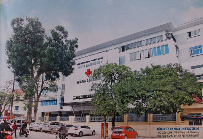 Bệnh viện Đa khoa tỉnh Bắc Giang.