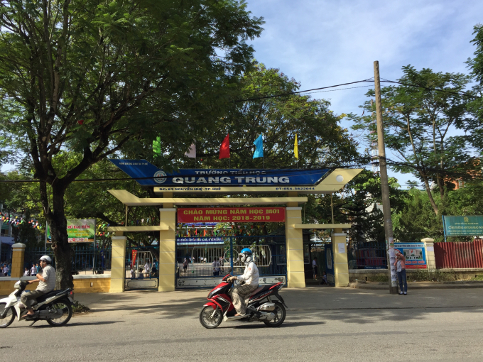 Trường tiểu học Quang Trung, TP Huế.