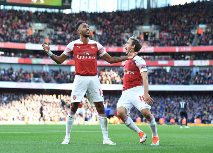 Arsenal đ&atilde; c&oacute; trận đấu b&ugrave;ng nổ. (Ảnh: Getty Images)