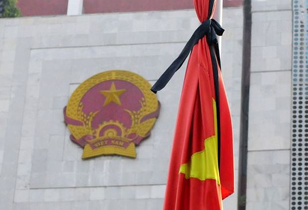 Đo&agrave;n viếng Chủ tịch nước Trần Đại Quang kh&ocirc;ng mang v&ograve;ng hoa