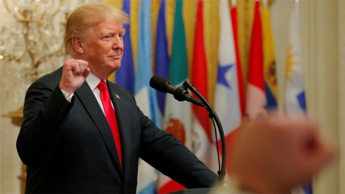 Tổng thống Donald Trump khẳng định Mỹ sẽ chiến thắng trong cuộc chiến thương mại với Trung Quốc. (Ảnh: Reuters)
