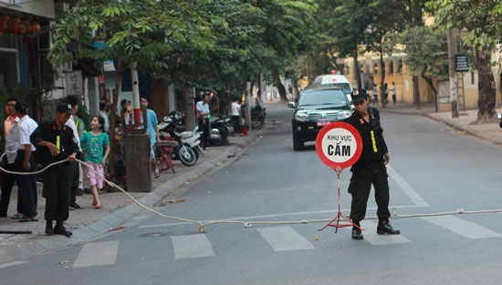 Nhiều tuyến đường bị cấm phục vụ Quốc tang. (Ảnh: Thethao247)