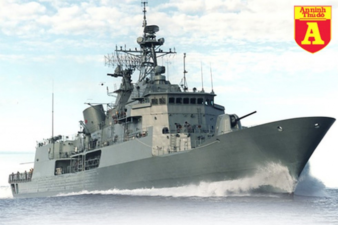 Chiến hạm HMNZS Te Mana F77.