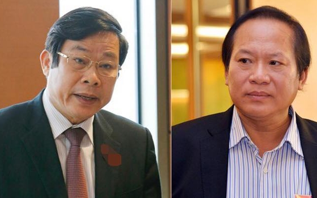 Khởi tố, bắt tạm giam 2 cựu Bộ trưởng Nguyễn Bắc Son và Trương Minh Tuấn