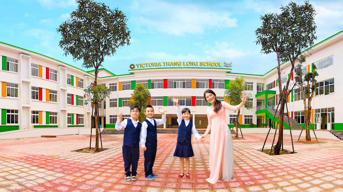 Trường tiểu học và trung học cơ sở Victoria Thăng Long. Nguồn: vicschool.edu.vn