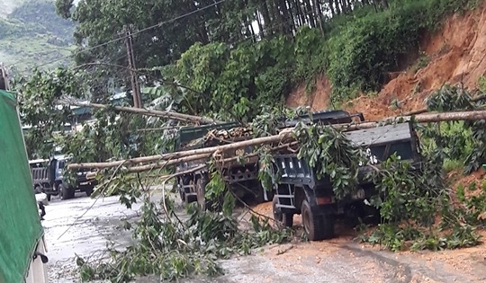 Hà Giang: Mưa lớn gây thiệt hại nặng, nhiều tuyến đường bị ách tắc