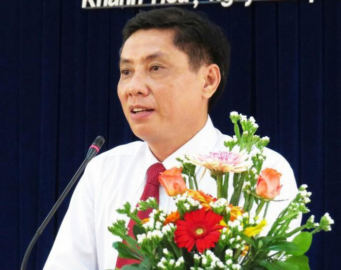 Ông Lê Đức Vinh, Chủ tịch UBND tỉnh Khánh Hòa, tự nhận hình thức kỷ luật cảnh cáo.