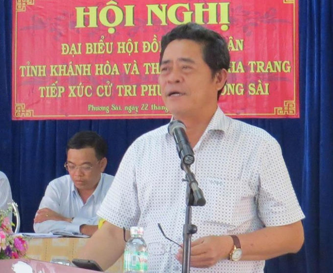 Ông Lê Thanh Quang, Ủy viên Trung ương Đảng, Bí thư Tỉnh ủy Khánh Hòa. Ảnh: TL
