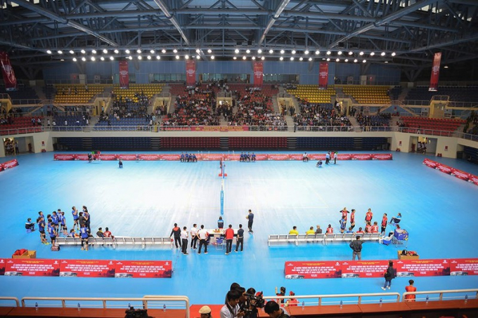 Nhà thi đấu đẳng cấp quốc tế có thể tổ chức mọi hoạt động thể thao
