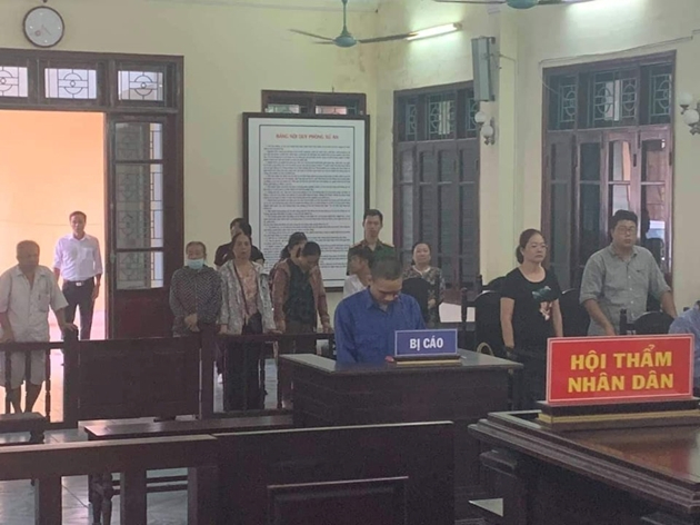 Bị cáo Phạm Ánh Dương tại phiên tòa.