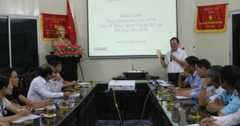 Nam Định: Kiểm soát an toàn thực phẩm bữa cỗ tập trung đông người