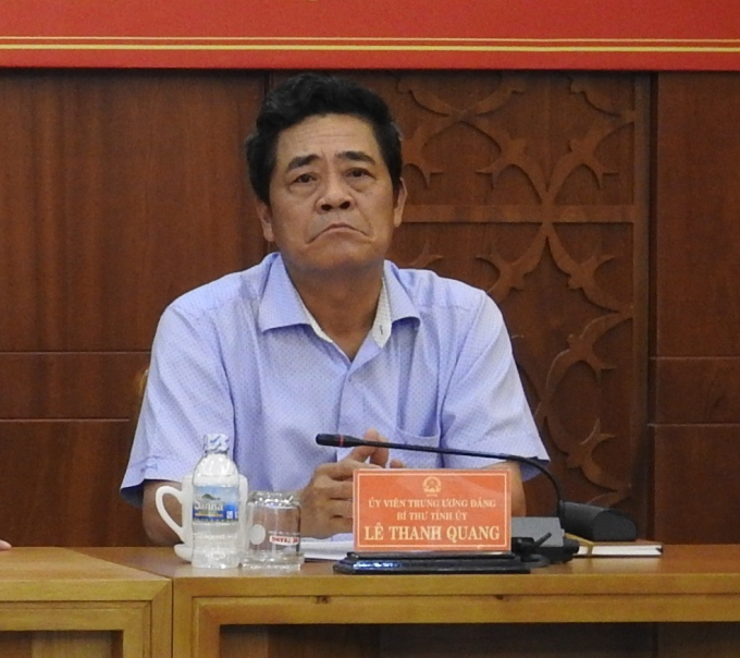 Ông Lê Thanh Quang, Bí thư Tỉnh ủy Khánh Hòa. Ảnh: Đại đoàn kết