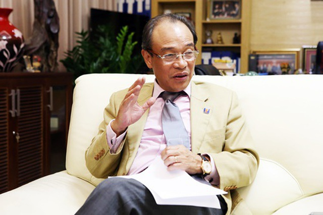 Ông Bùi Ngọc Bảo nguyên là uỷ viên thường vụ Đảng uỷ khối doanh nghiệp Trung ương, Chủ tịch HĐQT- Tổng Giám đốc tập đoàn Xăng dầu Việt Nam. Ảnh Dân trí