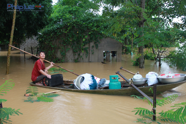 Cảnh báo lũ quét và sạt lở đất do mưa lớn tại các tỉnh Sơn La, Lai Châu, Điện Biên, Hòa Bình, Phú Thọ. (Ảnh: A.Thắng)